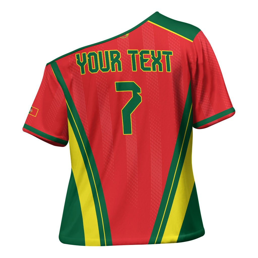 Custom Portugal 2026 World Football Cross Shoulder Shirt Selecao das Quinas