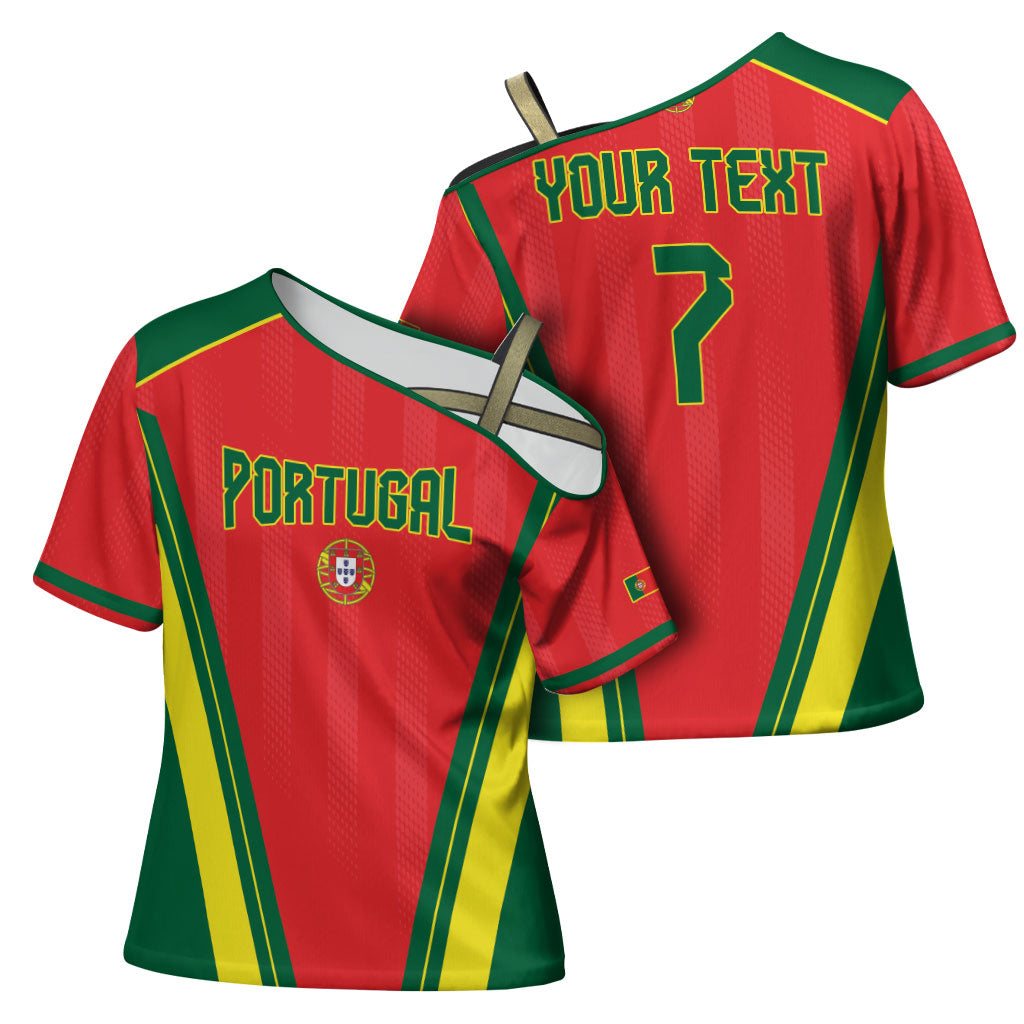 Custom Portugal 2026 World Football Cross Shoulder Shirt Selecao das Quinas