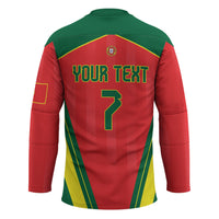 Custom Portugal 2026 World Football Hockey Jersey Selecao das Quinas