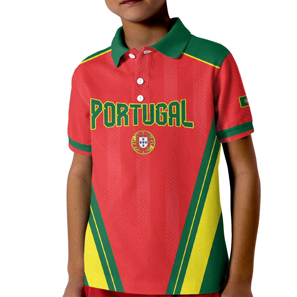 Custom Portugal 2026 World Football Kid Polo Shirt Selecao das Quinas