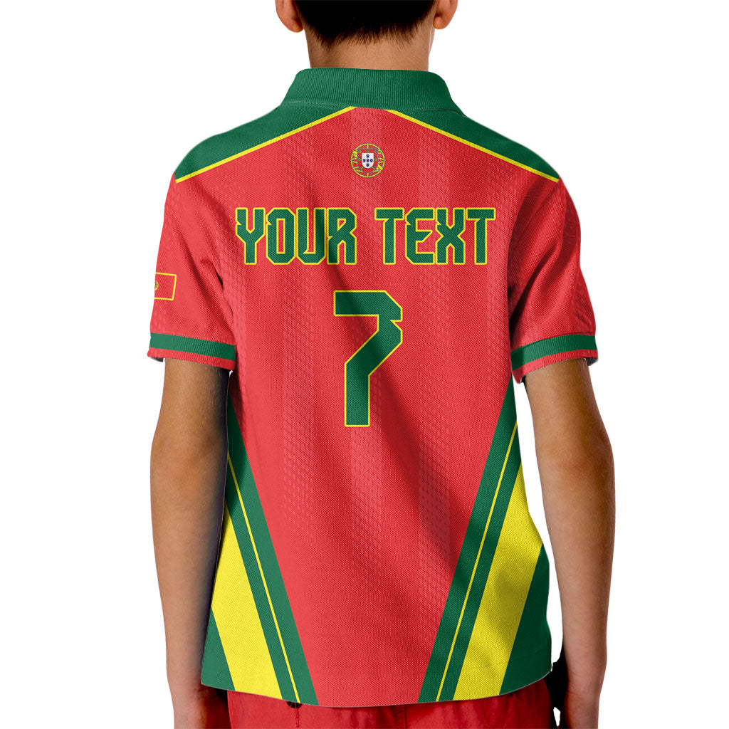 Custom Portugal 2026 World Football Kid Polo Shirt Selecao das Quinas