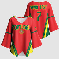 Custom Portugal 2026 World Football Kimono Sleeve Blouse Selecao das Quinas