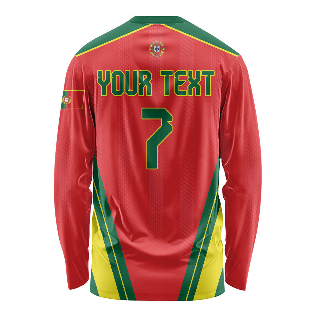Custom Portugal 2026 World Football Long Sleeve Shirt Selecao das Quinas