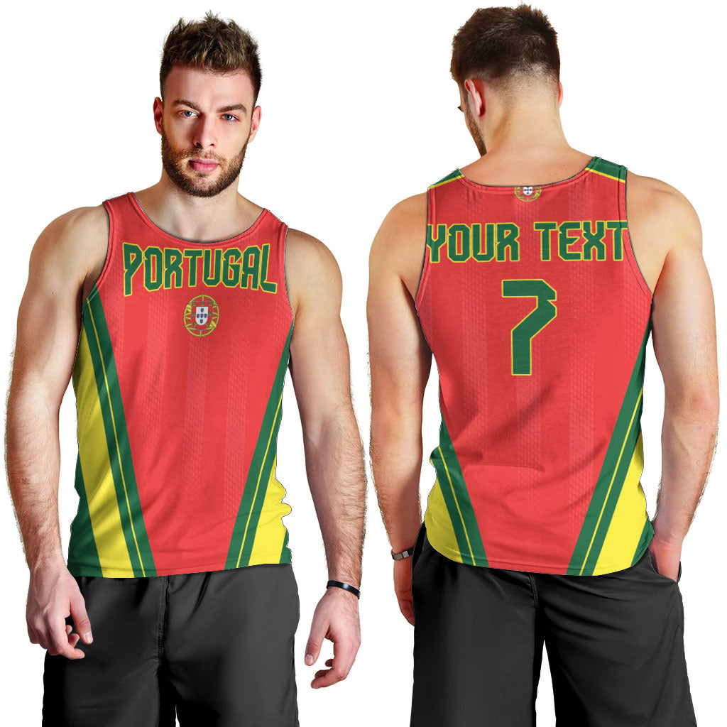 Custom Portugal 2026 World Football Men Tank Top Selecao das Quinas