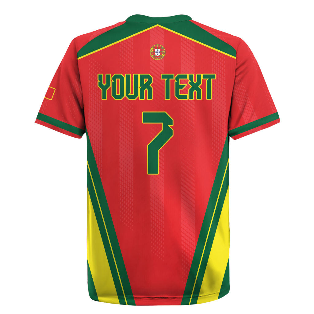 Custom Portugal 2026 World Football Rugby Jersey Selecao das Quinas