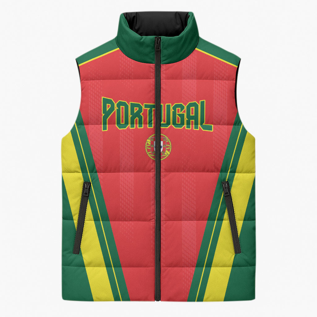 Custom Portugal 2026 World Football Sleeveless Puffer Jacket Selecao das Quinas