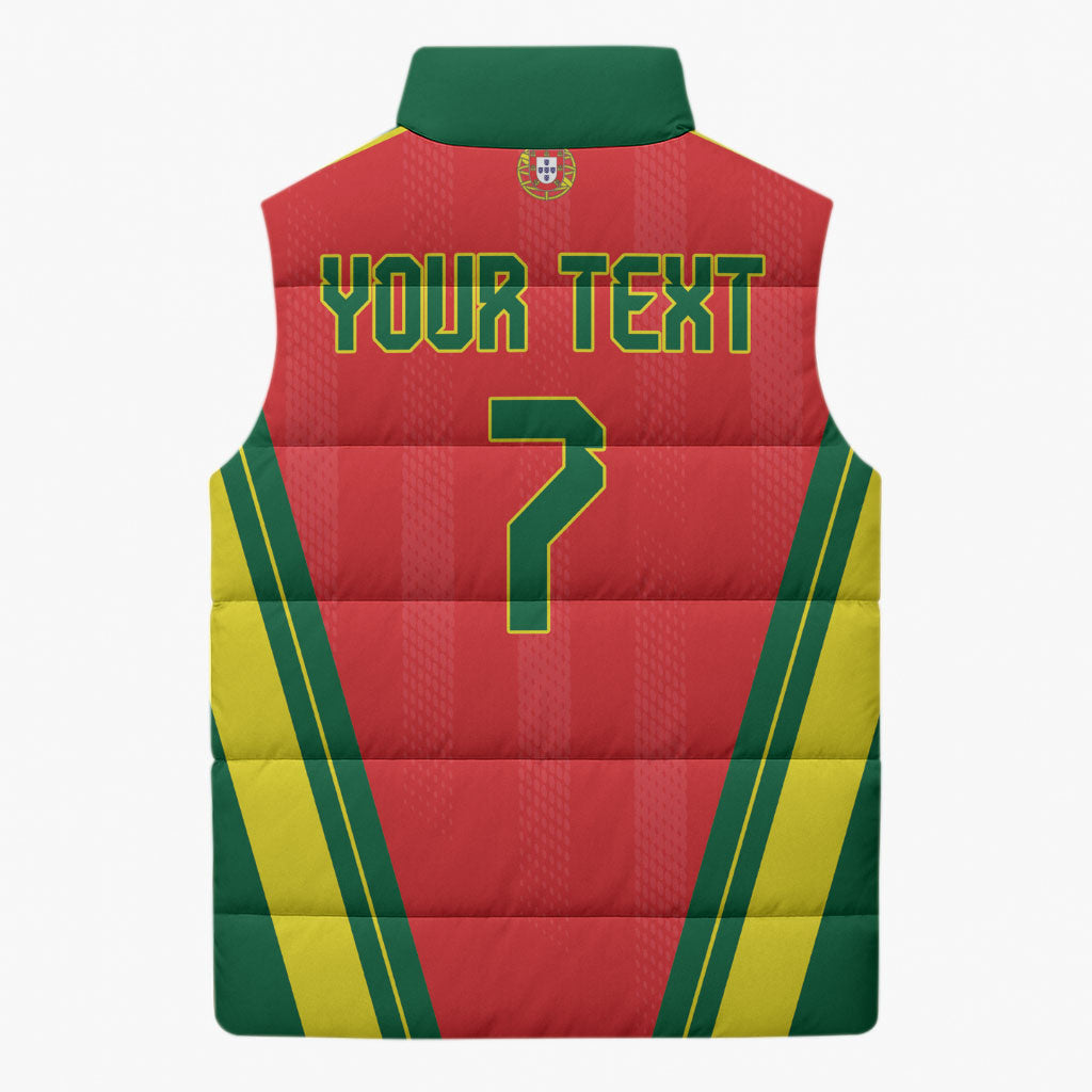 Custom Portugal 2026 World Football Sleeveless Puffer Jacket Selecao das Quinas