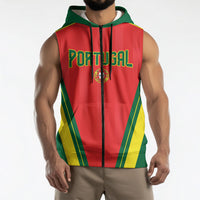 Custom Portugal 2026 World Football Sleeveless Zip Hoodie Selecao das Quinas
