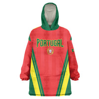 Custom Portugal 2026 World Football Wearable Blanket Hoodie Selecao das Quinas