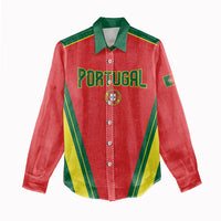 Custom Portugal 2026 World Football Women Casual Shirt Selecao das Quinas