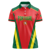 Custom Portugal 2026 World Football Women Polo Shirt Selecao das Quinas