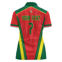 Custom Portugal 2026 World Football Women Polo Shirt Selecao das Quinas