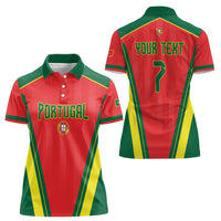 Custom Portugal 2026 World Football Women Polo Shirt Selecao das Quinas