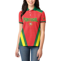 Custom Portugal 2026 World Football Women Polo Shirt Selecao das Quinas