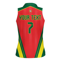Custom Portugal 2026 World Football Women Sleeveless Polo Shirt Selecao das Quinas