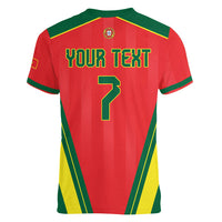 Custom Portugal 2026 World Football Women V-Neck T-Shirt Selecao das Quinas