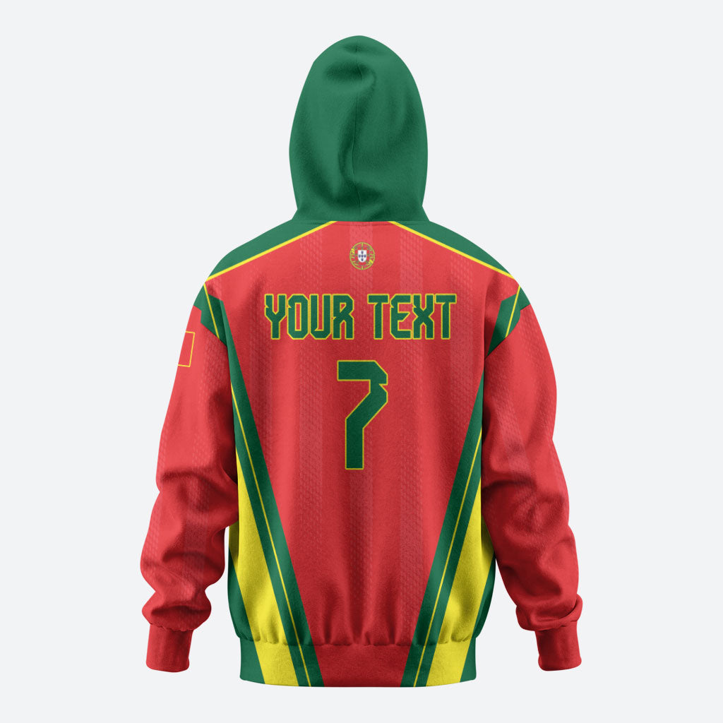Custom Portugal 2026 World Football Zip Hoodie Selecao das Quinas