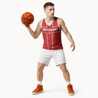 Custom Switzerland 2026 World Football Basketball Jersey Rossocrociati Go Champions