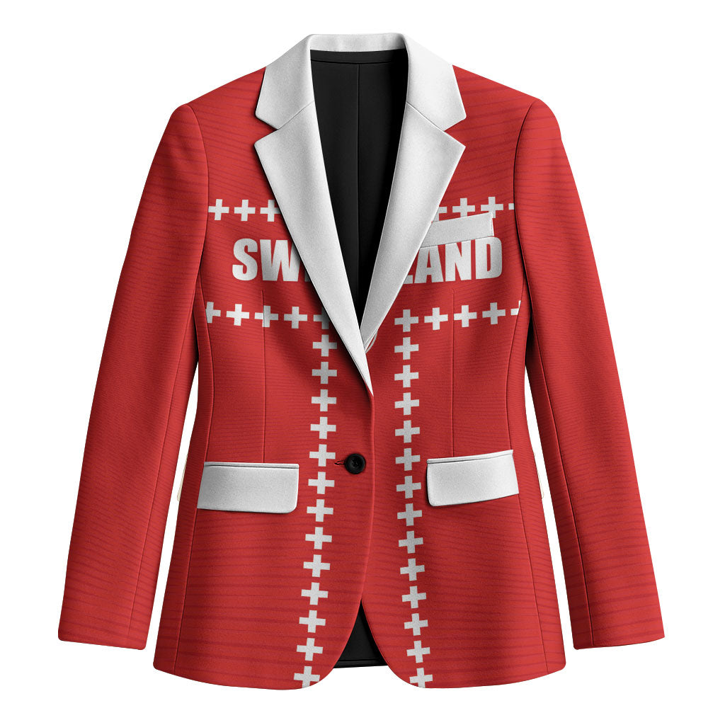 Custom Switzerland 2026 World Football Blazer Rossocrociati Go Champions