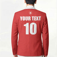 Custom Switzerland 2026 World Football Blazer Rossocrociati Go Champions