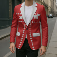 Custom Switzerland 2026 World Football Blazer Rossocrociati Go Champions