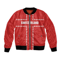 Custom Switzerland 2026 World Football Bomber Jacket Rossocrociati Go Champions