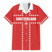 Custom Switzerland 2026 World Football Hawaiian Shirt Rossocrociati Go Champions