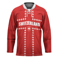 Custom Switzerland 2026 World Football Hockey Jersey Rossocrociati Go Champions
