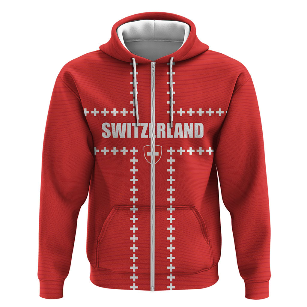 Custom Switzerland 2026 World Football Hoodie Rossocrociati Go Champions