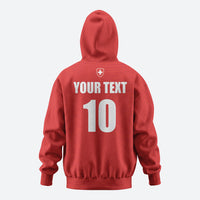 Custom Switzerland 2026 World Football Hoodie Rossocrociati Go Champions