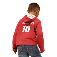 Custom Switzerland 2026 World Football Kid Hoodie Rossocrociati Go Champions