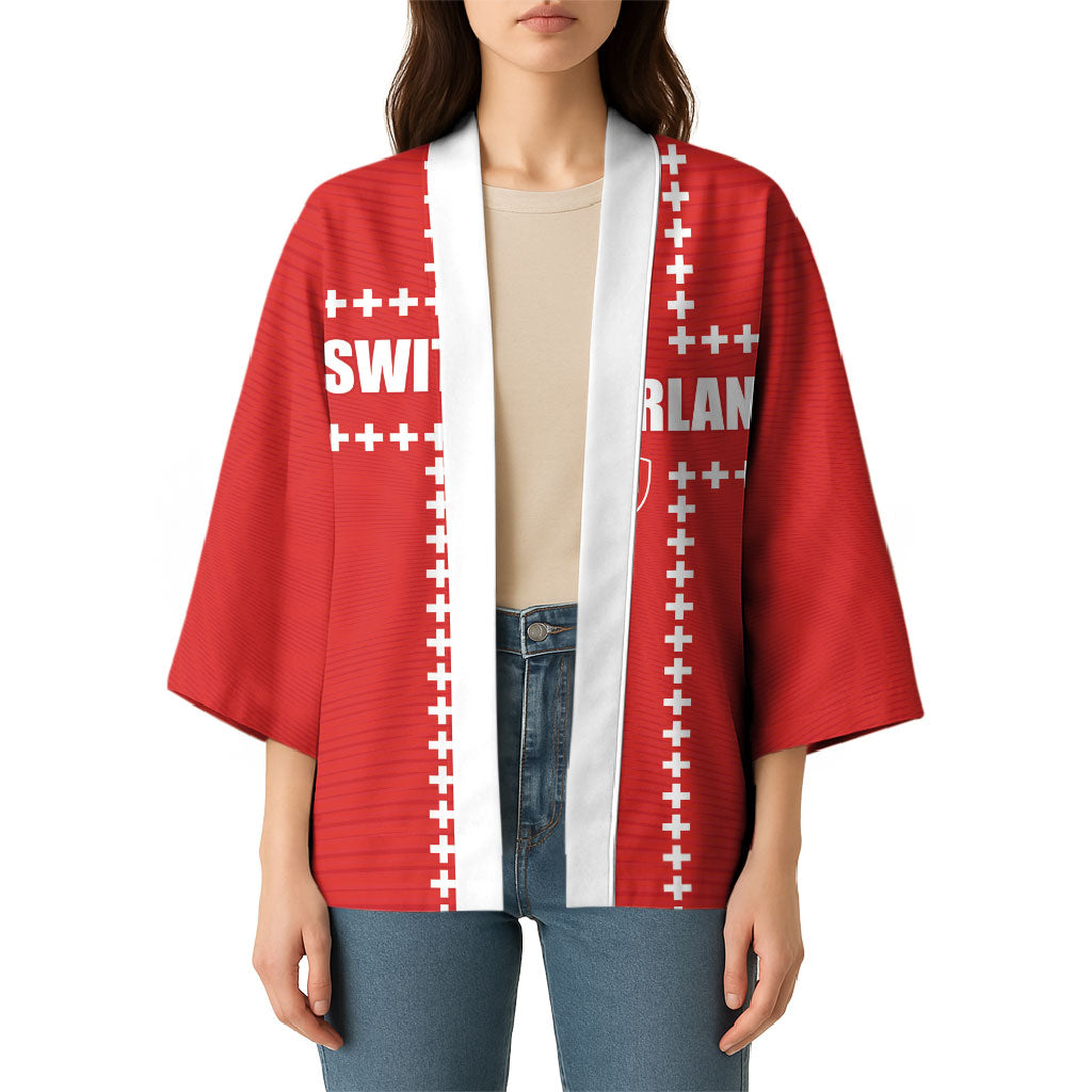 Custom Switzerland 2026 World Football Kimono Rossocrociati Go Champions