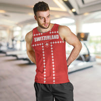 Custom Switzerland 2026 World Football Men Tank Top Rossocrociati Go Champions