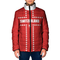 Custom Switzerland 2026 World Football Padded Jacket Rossocrociati Go Champions