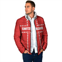 Custom Switzerland 2026 World Football Padded Jacket Rossocrociati Go Champions