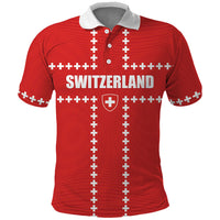 Custom Switzerland 2026 World Football Polo Shirt Rossocrociati Go Champions