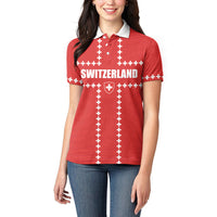 Custom Switzerland 2026 World Football Women Polo Shirt Rossocrociati Go Champions