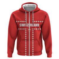 Custom Switzerland 2026 World Football Zip Hoodie Rossocrociati Go Champions