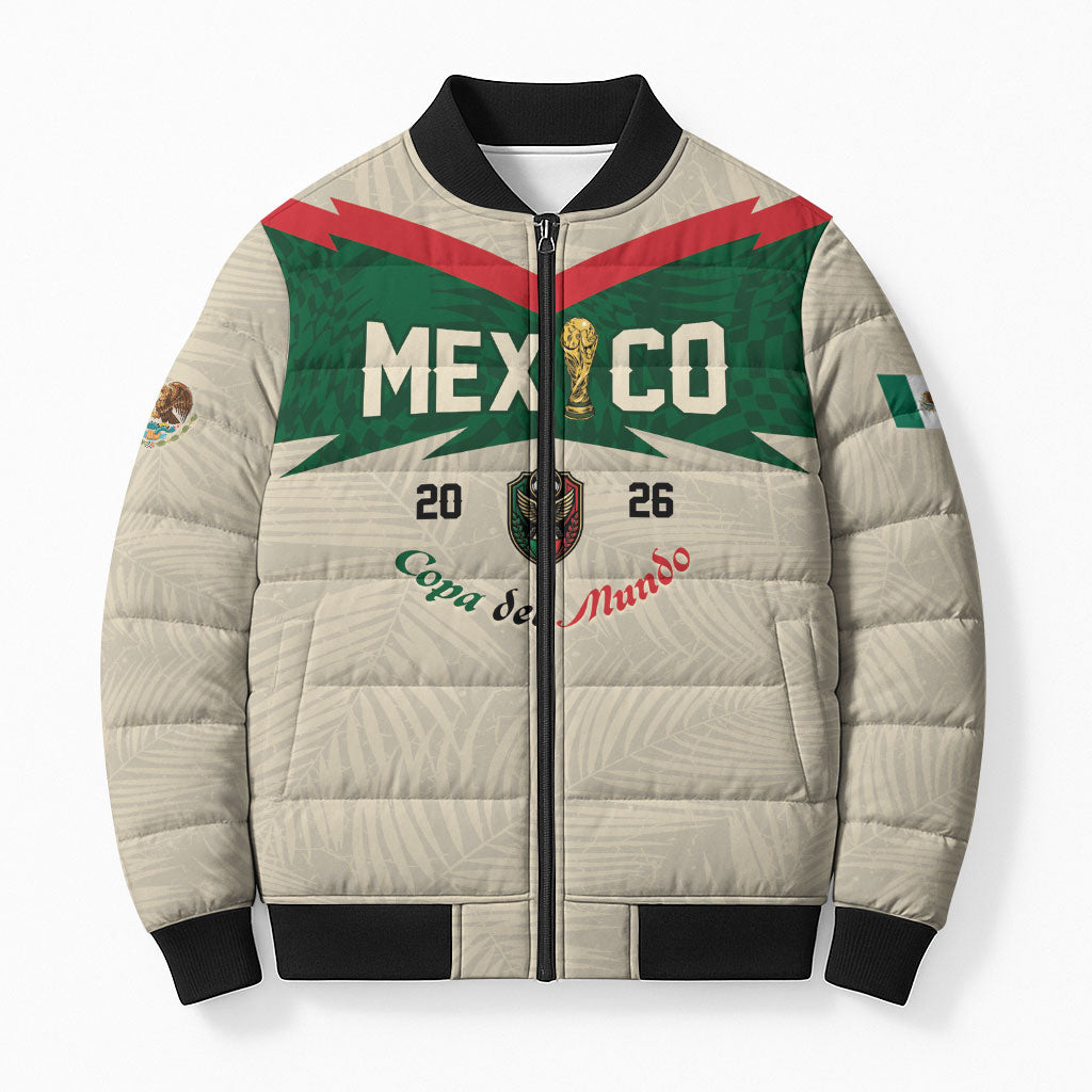 Custom Mexico World Football Bomber Puffer Jacket El Tri 2026 Copa del Mundo