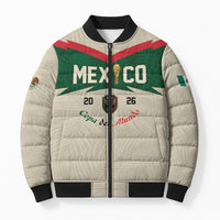 Custom Mexico World Football Bomber Puffer Jacket El Tri 2026 Copa del Mundo