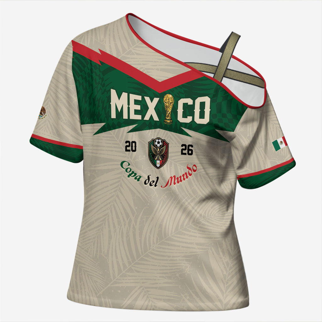 Custom Mexico World Football Cross Shoulder Shirt El Tri 2026 Copa del Mundo
