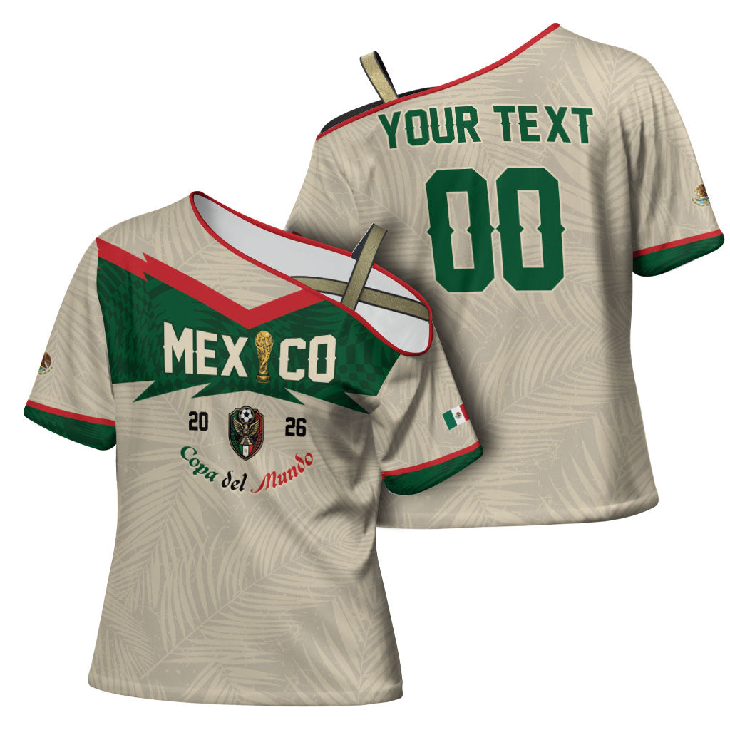 Custom Mexico World Football Cross Shoulder Shirt El Tri 2026 Copa del Mundo