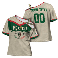 Custom Mexico World Football Cross Shoulder Shirt El Tri 2026 Copa del Mundo