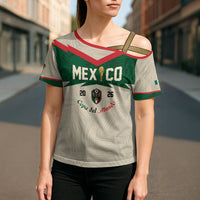 Custom Mexico World Football Cross Shoulder Shirt El Tri 2026 Copa del Mundo