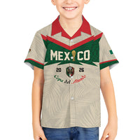 Custom Mexico World Football Kid Hawaiian Shirt El Tri 2026 Copa del Mundo