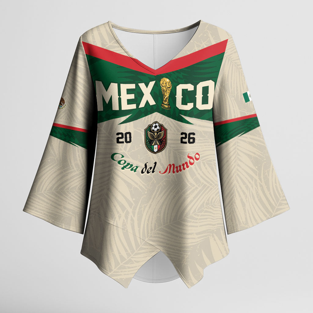 Custom Mexico World Football Kimono Sleeve Blouse El Tri 2026 Copa del Mundo