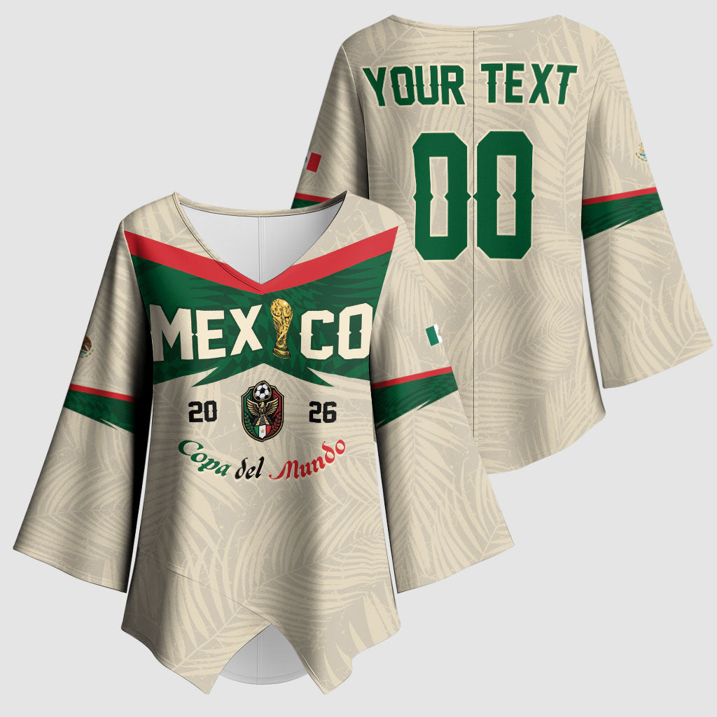 Custom Mexico World Football Kimono Sleeve Blouse El Tri 2026 Copa del Mundo