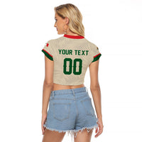 Custom Mexico World Football Raglan Cropped T Shirt El Tri 2026 Copa del Mundo