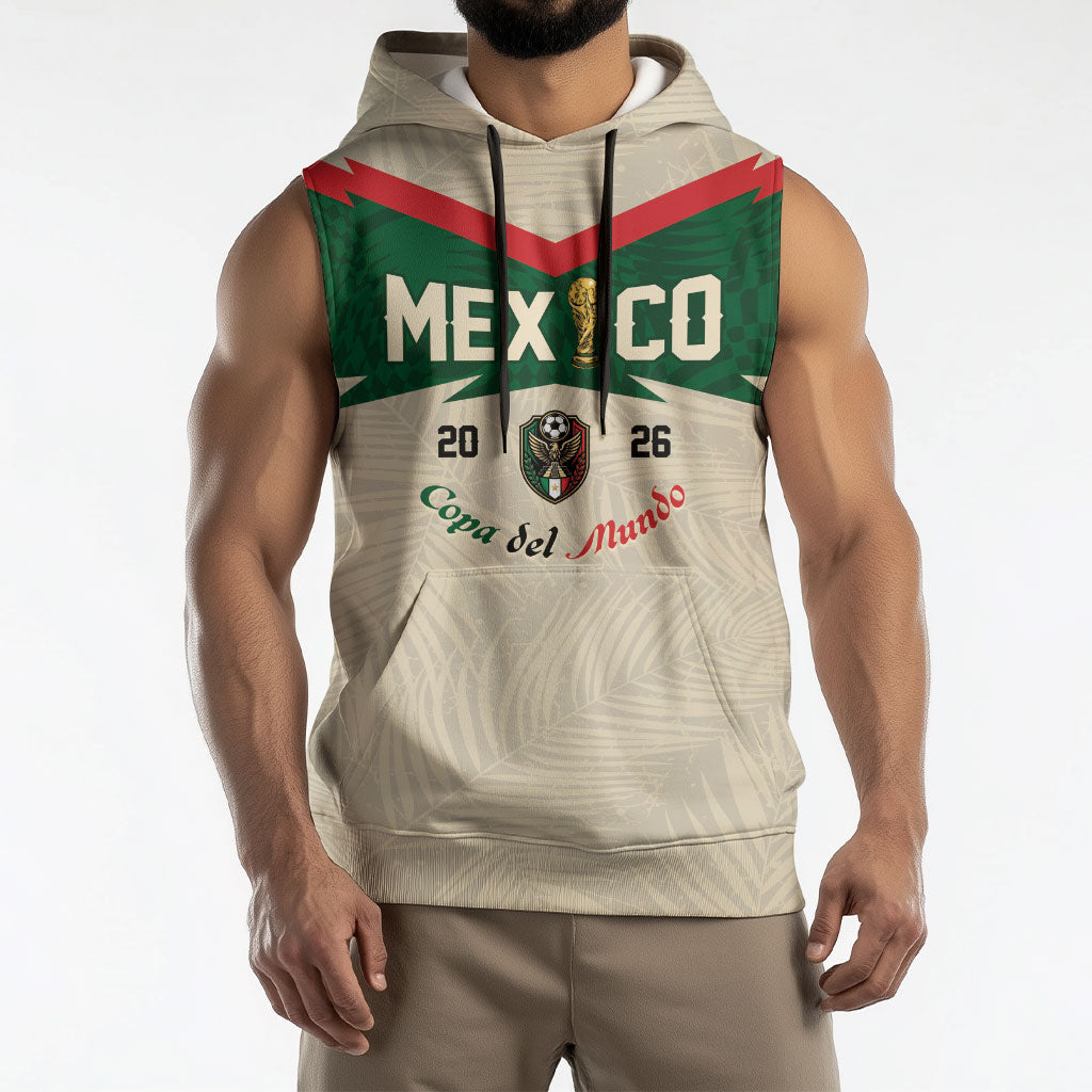 Custom Mexico World Football Sleeveless Hoodie El Tri 2026 Copa del Mundo