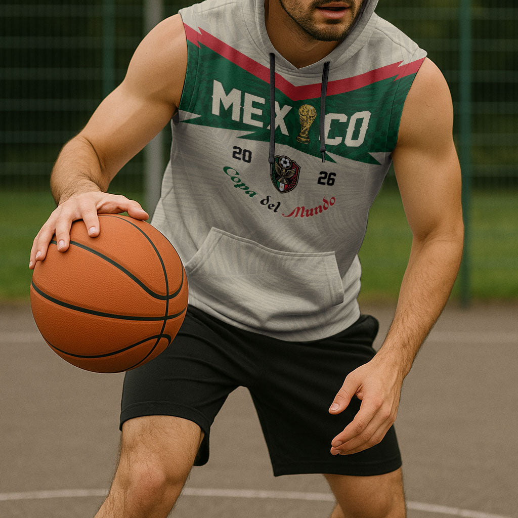 Custom Mexico World Football Sleeveless Hoodie El Tri 2026 Copa del Mundo